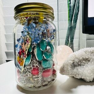 Mystery Jewelry Jar – Colorful Modern Vibes – 16oz